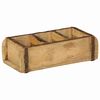 vidaXL Tray with Storage Brown 30 x 14 x 9 cm