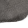 vidaXL Rug 65x95 cm Faux Rabbit Pelt Dark Grey