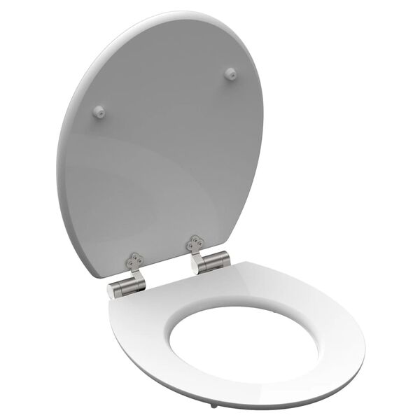 SCH&Uuml;TTE High Gloss Toilet Seat with Soft-Close ASIA MDF