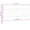 vidaXL Metal Replace Headboard White 160 cm
