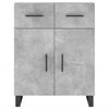 vidaXL Highboard Concrete Grey 69.5x34x180 cm Engineered Wood