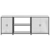 vidaXL Kitchen Storage Set with Shelf 3 pcs Silver Galvanised Steel