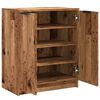 vidaXL Shoe Cabinet Old Wood 59x35x70 cm Engineered Wood