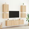 vidaXL TV Wall Cabinets 2 pcs Sonoma Oak 40.5x30x40 cm Engineered Wood
