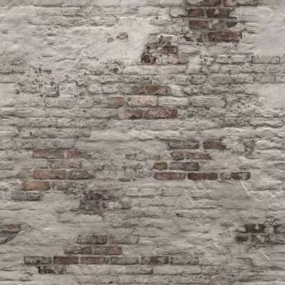 DUTCH WALLCOVERINGS Photo Mural Old Brick Wall Grey