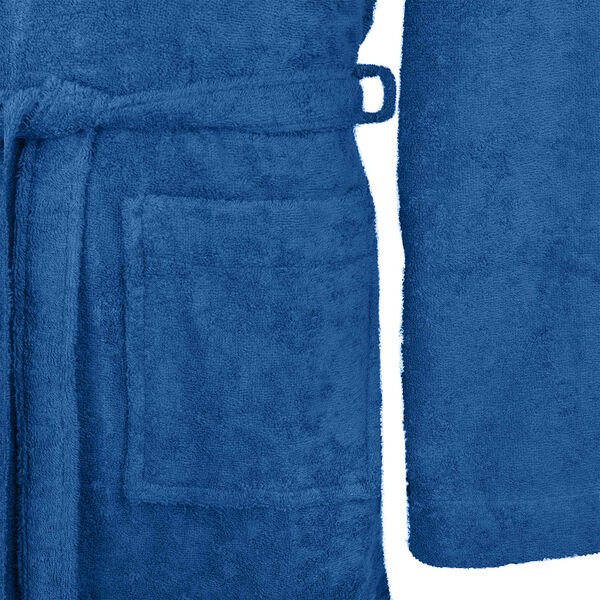 vidaXL Bathrobe KINN Blue S Cotton