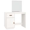vidaXL Dressing Table White 95x50x134 cm Solid Wood Pine
