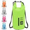 vidaXL Dry Bag with Zipper Green 20 L PVC