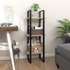 vidaXL 3-Tier Book Cabinet Sonoma Oak 40x30x105 cm Engineered Wood