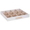 vidaXL Jewellery Box 3-Layer White 23x20.5x14 cm