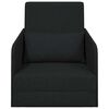 vidaXL Folding Sofa Bed Black 65 x 80 x 83 cm Fabric