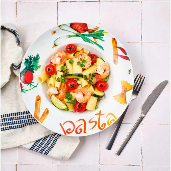 Cosy & Trendy Pasta Plate Deco 6 pcs 26.8 cm Multicolor