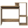 vidaXL Desk with Shelf Artisan Oak 106 x 40 x 88.5 cm Engineered Wood