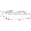 vidaXL Storage Bed with Mattress Light Grey 135 x 190 cm Fabric
