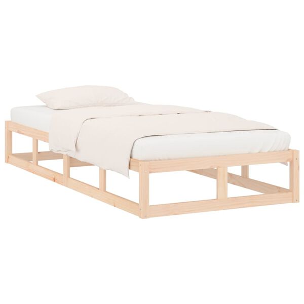 vidaXL Bed Frame without Mattress 90x200 cm Solid Wood