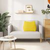 vidaXL Back Pillow Light Yellow 60 x 20 x 50 cm Fabric