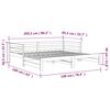 vidaXL Pull-out Day Bed without Mattress White 80x200 cm
