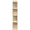 vidaXL Wall Cube Shelf 12 Compartments Sonoma Oak Engineered Wood