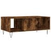 vidaXL Coffee Table Smoked Oak 90x50x36.5 cm Engineered Wood