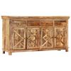 vidaXL Sideboard with 4 Drawers 160x40x85 cm Solid Mango Wood