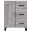 vidaXL Highboard Grey Sonoma 69.5x34x180 cm Engineered Wood
