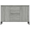 vidaXL Sideboard Grey Sonoma 102x35x70 cm Engineered Wood