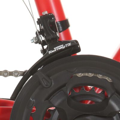 vidaXL Mountain Bike 21 Speed 27.5 inch Wheel 50 cm Red