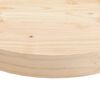 vidaXL Table Top Round Ø90x3 cm Solid Wood Pine