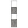 vidaXL Rotating Cabinet Concrete Grey 34.5x34.5x75.5 cm Engineered Wood
