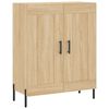 vidaXL Highboard Sonoma Oak 69.5x34x180 cm Engineered Wood