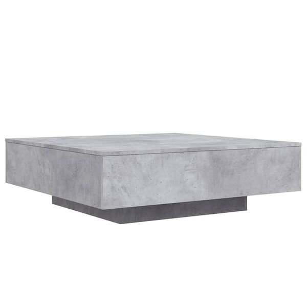 vidaXL Coffee Table Concrete Grey 100x100x31 cm Engineered Wood