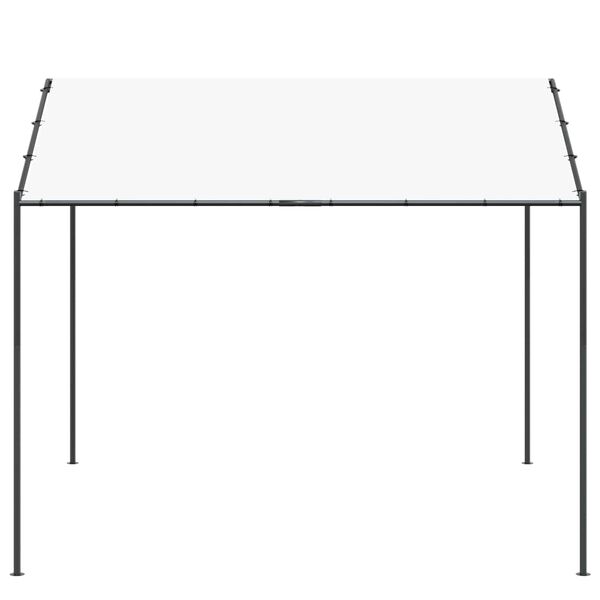 vidaXL Gazebo White 4 x 4 x 2.6 m Steel and Polyester