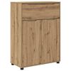 vidaXL Bathroom Furniture Set Manual 3 pcs Artisan Oak Engineered Wood