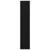 vidaXL Freestanding Bookshelf Black Oak 80 x 30 x 152 cm