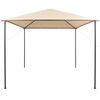 vidaXL Gazebo Pavilion Tent Canopy 3x3 m Steel Beige
