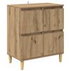 vidaXL Sideboards 2 pcs Artisan Oak 60 x 35 x 70 cm Engineered Wood