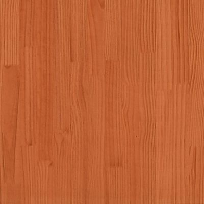 vidaXL Bunk Bed Wax Brown 80x200 cm Solid Wood Pine