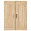 vidaXL Highboard Sonoma Oak 69.5x34x180 cm Engineered Wood
