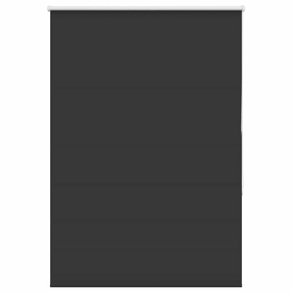 vidaXL Roller Blind Blackout Black 90x175 cm Fabric Width 85.7 cm Polyester