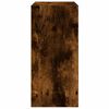 vidaXL Bookcase Smoked Oak 31x24x52 cm Engineered Wood