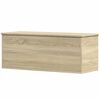 vidaXL Storage Box Sonoma Oak 90x35x35 cm Engineered Wood