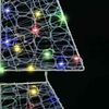 vidaXL Christmas Tree with 240 LEDs Multicolour 180 cm Acrylic