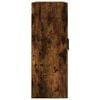 vidaXL Wall Mounted Cabinet Smoked Oak 69.5x34x90 cm