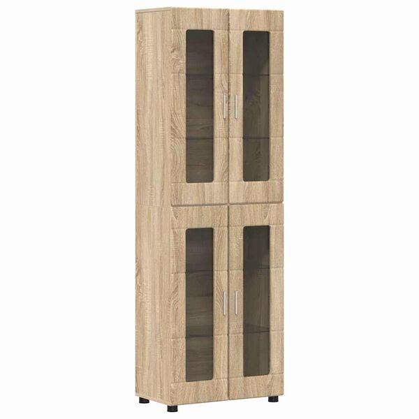 vidaXL Highboard FLORIN Sonoma Oak 60 x 35 x 182 cm Engineered Wood