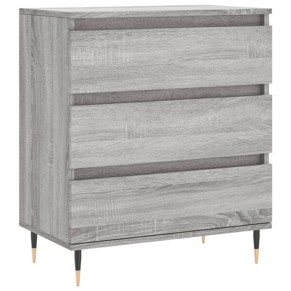 vidaXL Sideboard Grey Sonoma 60x35x70 cm Engineered Wood