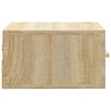 vidaXL Wall-mounted Bedside Cabinet Sonoma Oak 35x35x20 cm