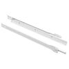 vidaXL Drawer Slide 2 pcs White 350 mm Steel