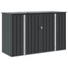 vidaXL Garden Storage Box Black 214 x 82 x 132 cm Steel