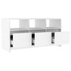 vidaXL TV Cabinet White 102x37.5x52.5 cm Engineered Wood