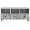 vidaXL TV Cabinet Grey Sonoma 102 x 34.5 x 50 cm Engineered Wood